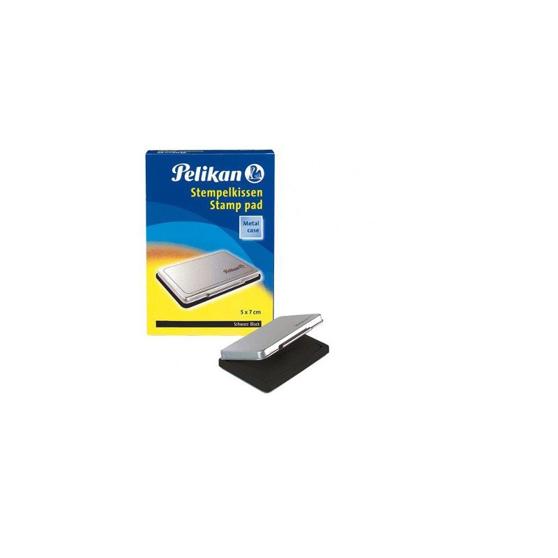 Cuscinetto inchiostro per timbro Pelikan - N. 3 - 5x7 cm Nero Cuscinetto inchiostro per timbro Pelikan - N. 3 - 5x7 cm Nero