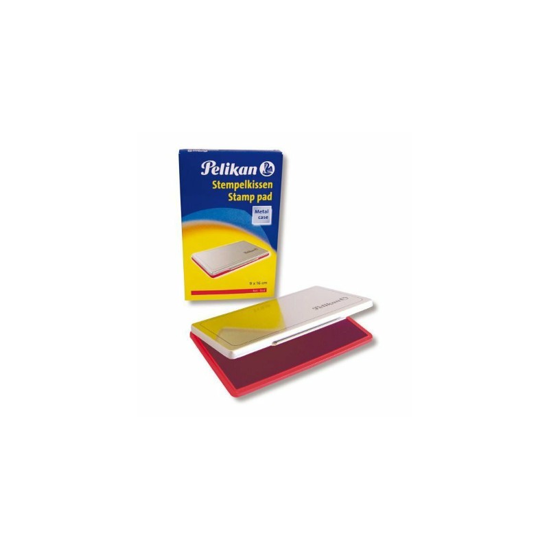 Cuscinetto inchiostro per timbro Pelikan - N. 1 - 9x16 cm Rosso Cuscinetto inchiostro per timbro Pelikan - N. 1 - 9x16 cm Rosso
