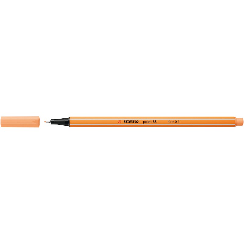 Penna Stabilo point 88/25 Fineliner arancio chiaro Penna Stabilo point 88/25 Fineliner arancio chiaro