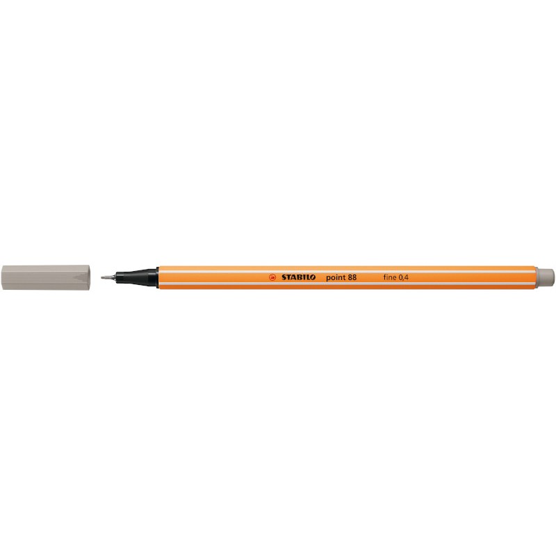 Penna Stabilo point 88/93 Fineliner grigio caldo Penna Stabilo point 88/93 Fineliner grigio caldo