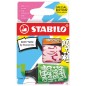 Stabilo Boss Mini Snooze One 3 evidenziatori colori neon graffiti 70/03-71 Stabilo Boss Mini Snooze One 3 evidenziatori colori neon graffiti 70/03-71