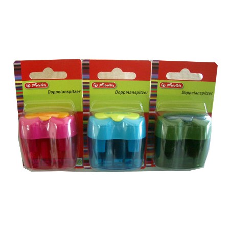 1 - PELIKAN HERLITZ Temperamatite Fancy a 2 Fori Colorato con Serbatoio