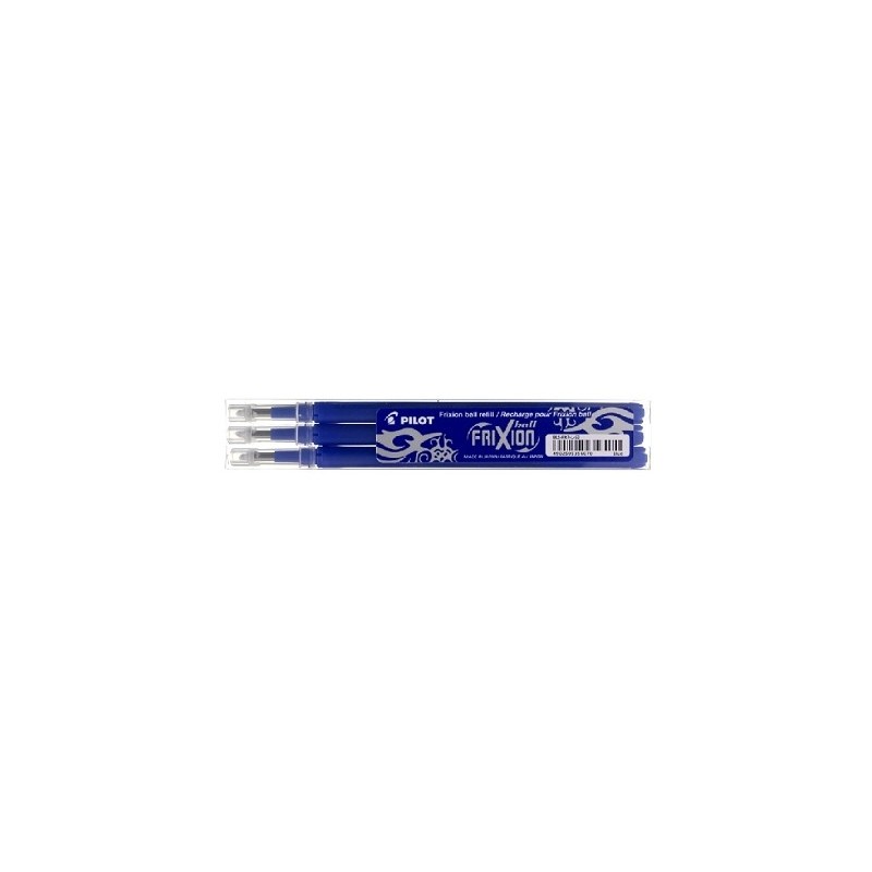 Pilot FriXion Ball Ricariche Penna Roller Cancellabile Blu 0,7 mm Confezione da 3 006657 Pilot FriXion Ball Ricariche Penna Roller Cancellabile Blu 0,7 mm Confezione da 3 006657