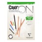 Blocco da disegno Clairefontaine Cray'ON A4 160 g, 30 fogli, collato su un lato - 975027C