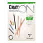 Blocco da disegno Clairefontaine Cray'ON A3 160 g, 30 fogli, collato su un lato - 975028C