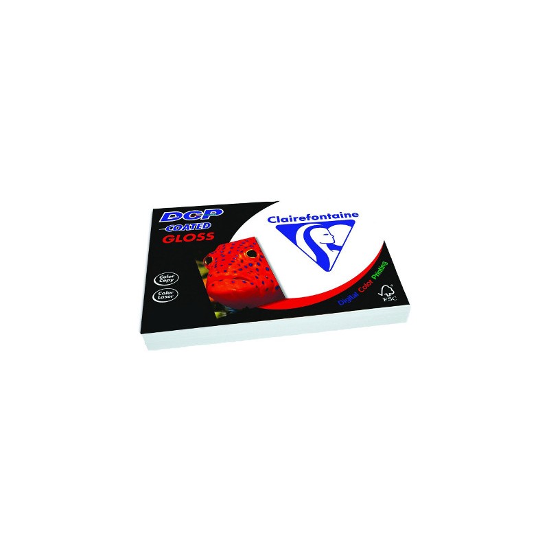 CLAIREFONTAINE DCP 250 fogli Carta per fotocopie laser coated A3 6852 170 gr CLAIREFONTAINE DCP 250 fogli Carta per fotocopie laser coated A3 6852 170 gr