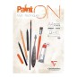 BLOCCO DISEGNO A4 250gr. 40fg COLLATO PAINT'ON CLAIREFONTAINE 96537C BLOCCO DISEGNO A4 250gr. 40fg COLLATO PAINT'ON CLAIREFONTAINE 96537C