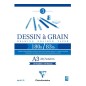 BLOCCO DISEGNO A GRANA A3 180gr. 30fg COLLATO CLAIREFONTAINE 96622C