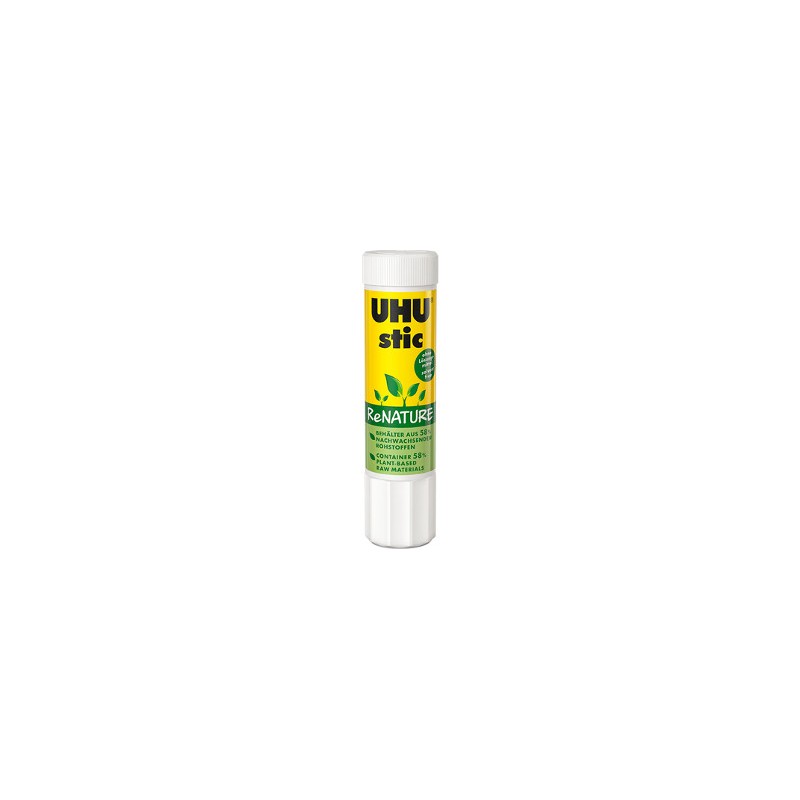 COLLA STICK UHU 40 GR. RE-NATURE -12pz 45802 COLLA STICK UHU 40 GR. RE-NATURE -12pz 45802