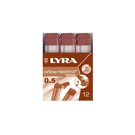 1 - FILA Astuccio 12 Mine LYRA B 0,5 mm L5001101