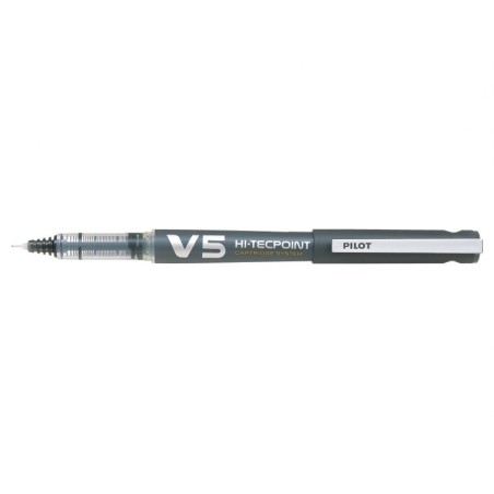 1 - PILOT 10 pezzi Penna Roller Tecpoint V5 ricaricabile nero 040325