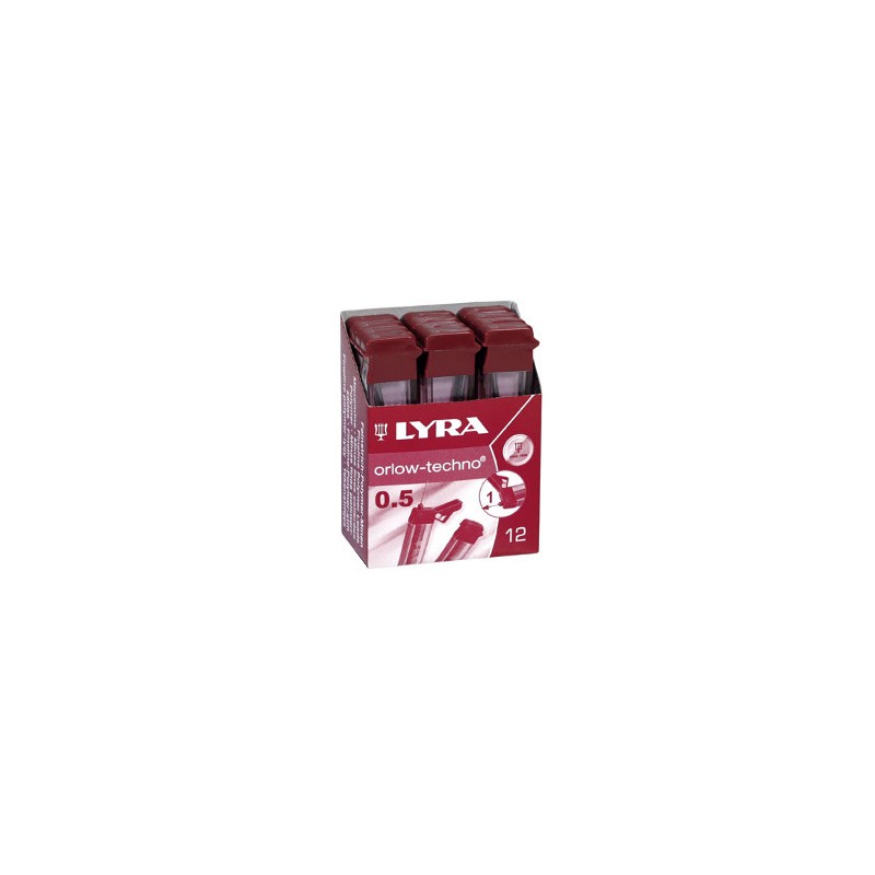 FILA Astuccio 12 Mine LYRA HB 0,5 mm L5001100 FILA Astuccio 12 Mine LYRA HB 0,5 mm L5001100