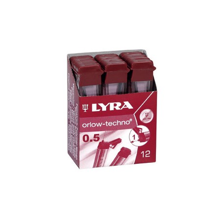 FILA Astuccio 12 Mine LYRA HB 0,5 mm L5001100