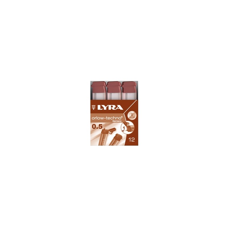 FILA Astuccio 12 Mine LYRA 2H 0,5 mm L5001112 FILA Astuccio 12 Mine LYRA 2H 0,5 mm L5001112