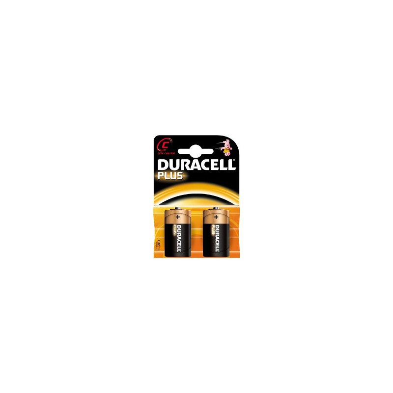 Pile Duracell Plus - mezzatorcia - conf. 2 MN1400 Pile Duracell Plus - mezzatorcia - conf. 2 MN1400