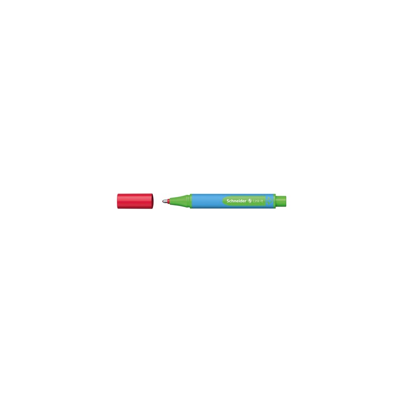 Schneider Link-It Slider penna a sfera combinabile punta XB inchiostro rosso – confezione 10 pezzi 154502 Schneider Link-It Slider penna a sfera combinabile punta XB inchiostro rosso – confezione 10 pezzi 154502
