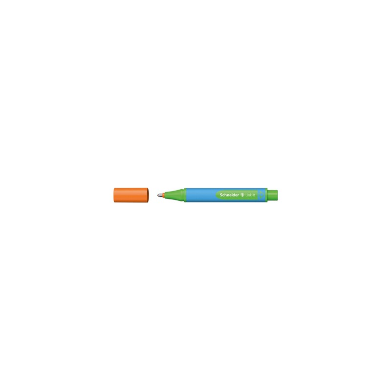 Schneider Link-It Slider penna a sfera combinabile punta XB inchiostro arancio – confezione 10 pezzi 154506