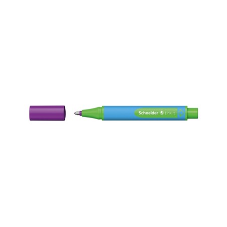 1 - 10 pz Penna Biro Slider Link-It Schneider colore viola 154508