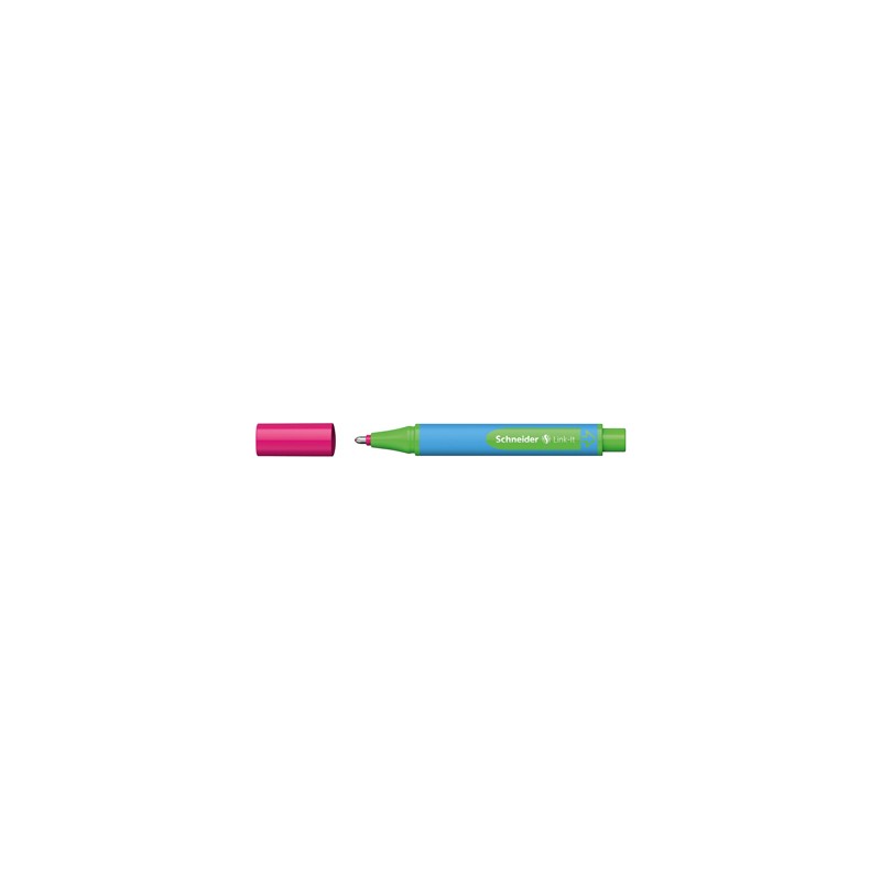 Schneider Link-It Slider penna a sfera combinabile punta XB inchiostro rosa – confezione 10 pezzi 154509
