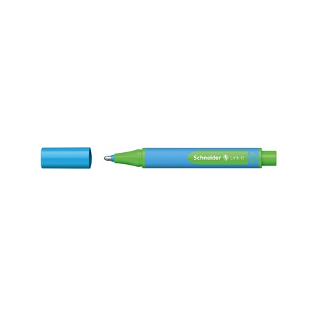 1 - 10 pz Penna Biro Slider Link-It Schneider colore azzurro 154510