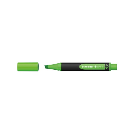 1 - 10 pezzi Evidenziatore Link-it Schneider verde 119204