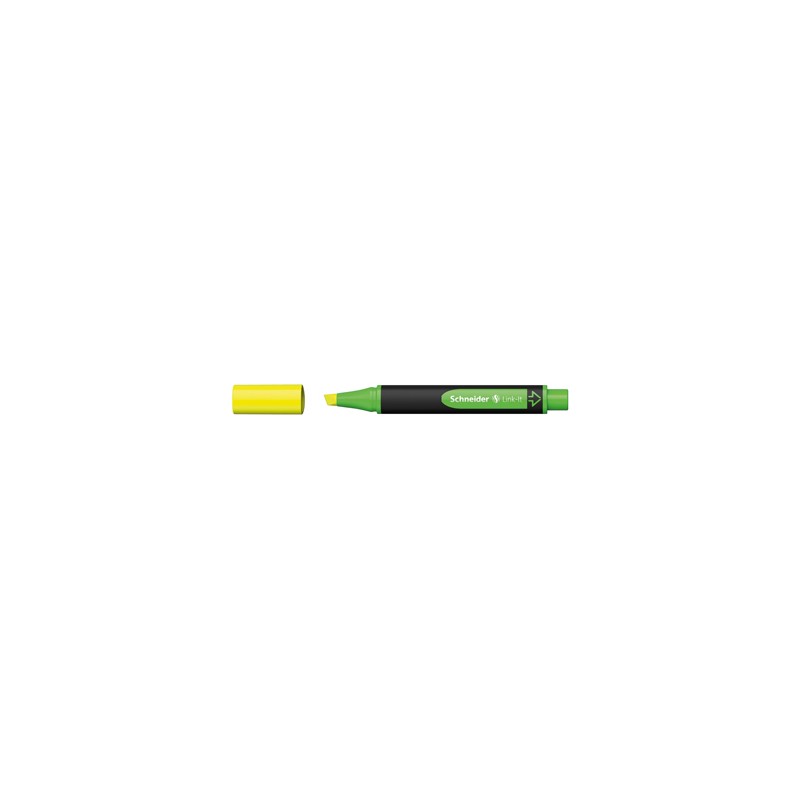 Schneider Link-It evidenziatore combinabile punta a scalpello 1-4 mm giallo – confezione 10 pezzi 119205