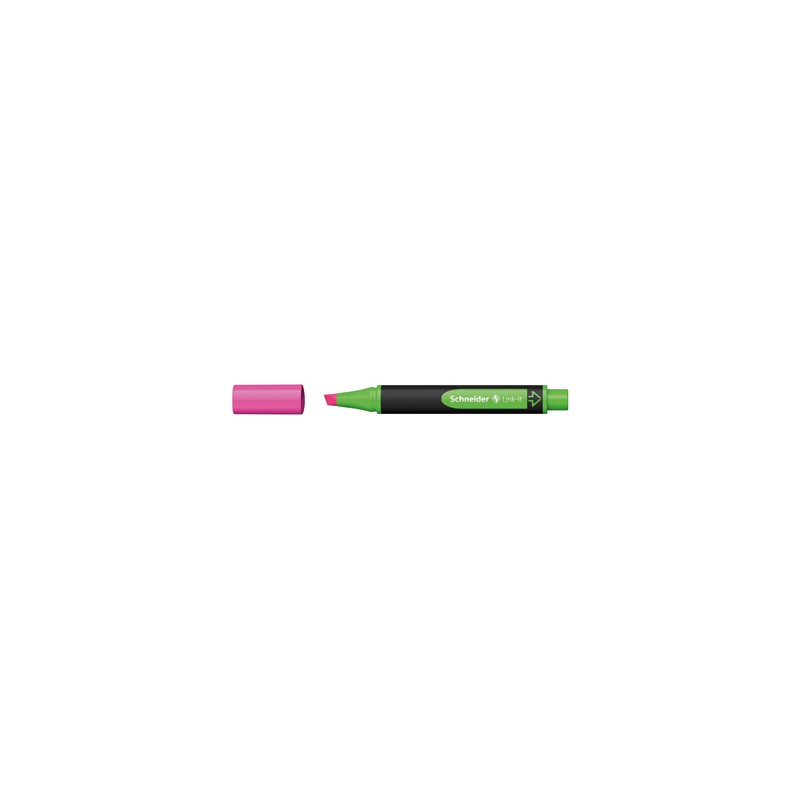 Schneider Link-It evidenziatore combinabile punta a scalpello 1-4 mm rosa – confezione 10 pezzi 119209