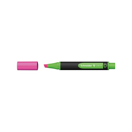 1 - 10 pezzi Evidenziatore Link-it Schneider rosa 119209