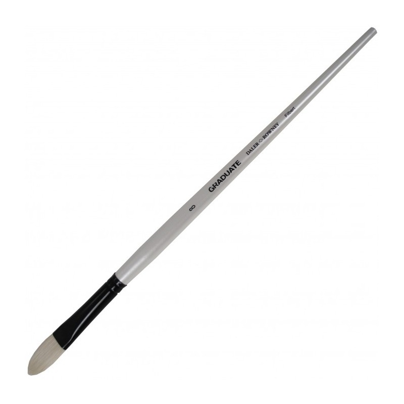 Daler-Rowney Graduate pennello setola lingua di gatto manico lungo n. 8 D212142008