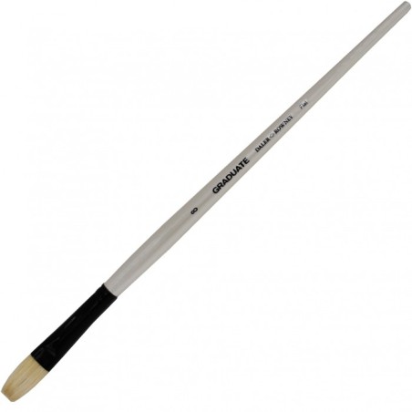 1 - PENNELLO GRADUATE IN SETOLA PIATTO LUNGO M/L N.8 D212144008