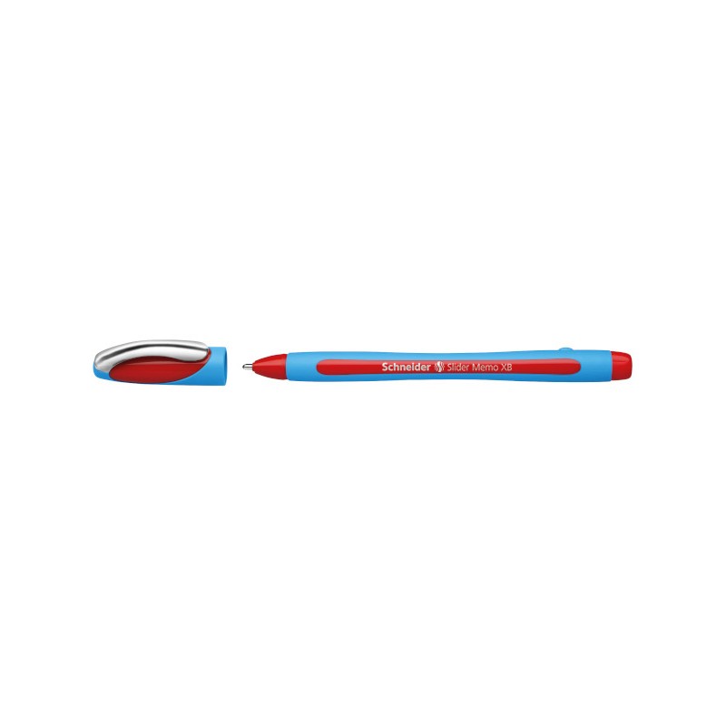 Schneider Slider Memo XB penna a sfera punta extra larga inchiostro rosso – confezione 10 pezzi 150202 Schneider Slider Memo XB penna a sfera punta extra larga inchiostro rosso – confezione 10 pezzi 150202