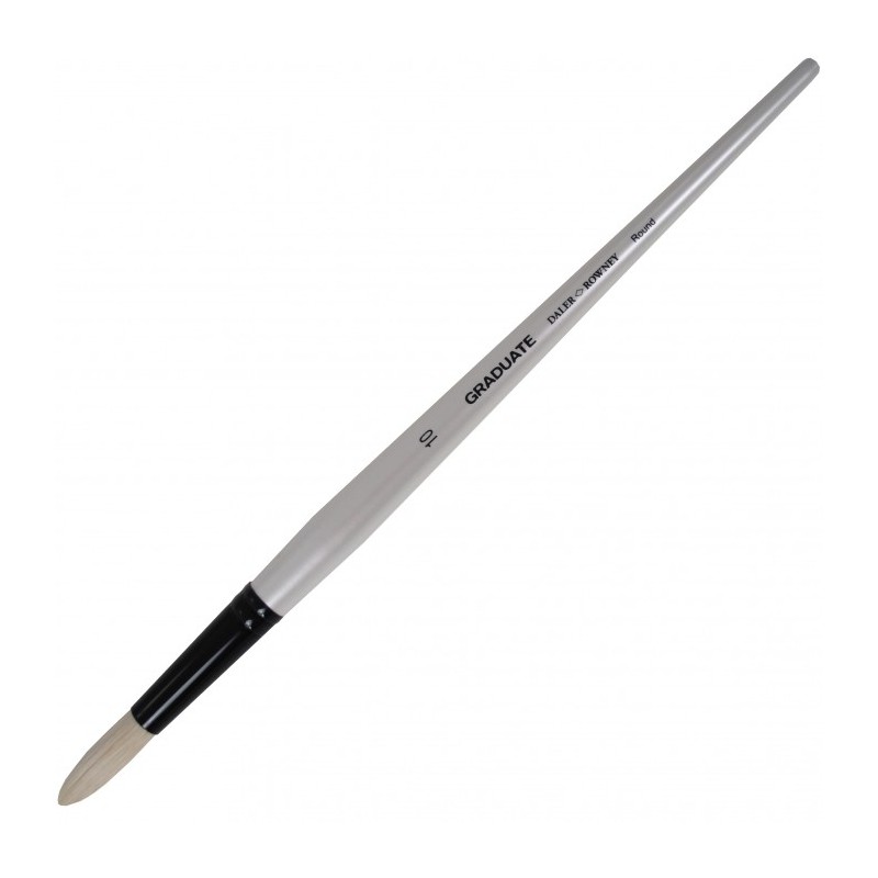 Daler-Rowney Graduate pennello setola tondo manico lungo n. 10 D212145010