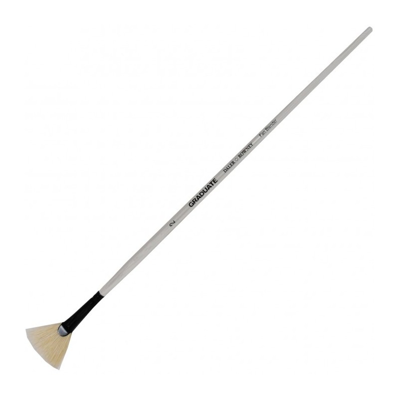 Daler-Rowney Graduate pennello setola a ventaglio manico lungo n. 2 D212146002 Daler-Rowney Graduate pennello setola a ventaglio manico lungo n. 2 D212146002