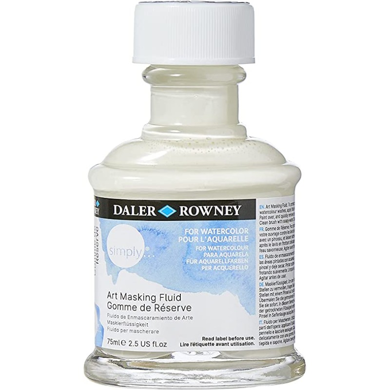 Daler-Rowney Simply lattice di mascheratura per acquerello 75 ml D118975020