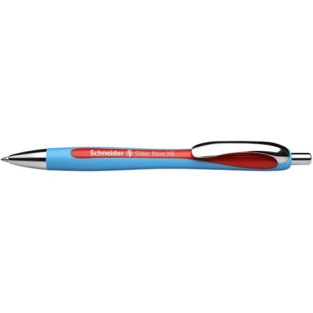 1 - 5 pz Penna Biro Slider Rave XB Schneider colore rosso 132502