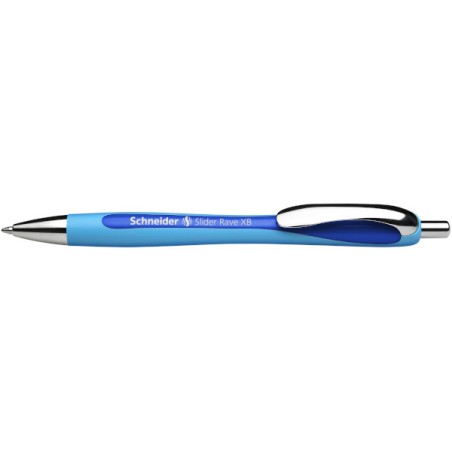 1 - 5 pz Penna Biro Slider Rave XB Schneider colore blu 132503