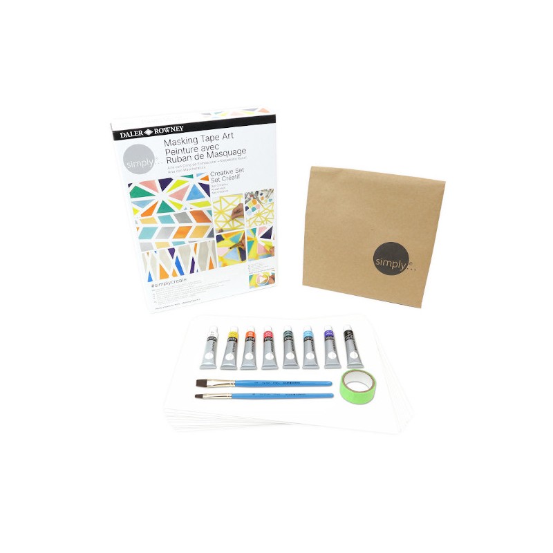 Daler-Rowney Simply Creative set pittura con nastro di mascheratura D196250002
