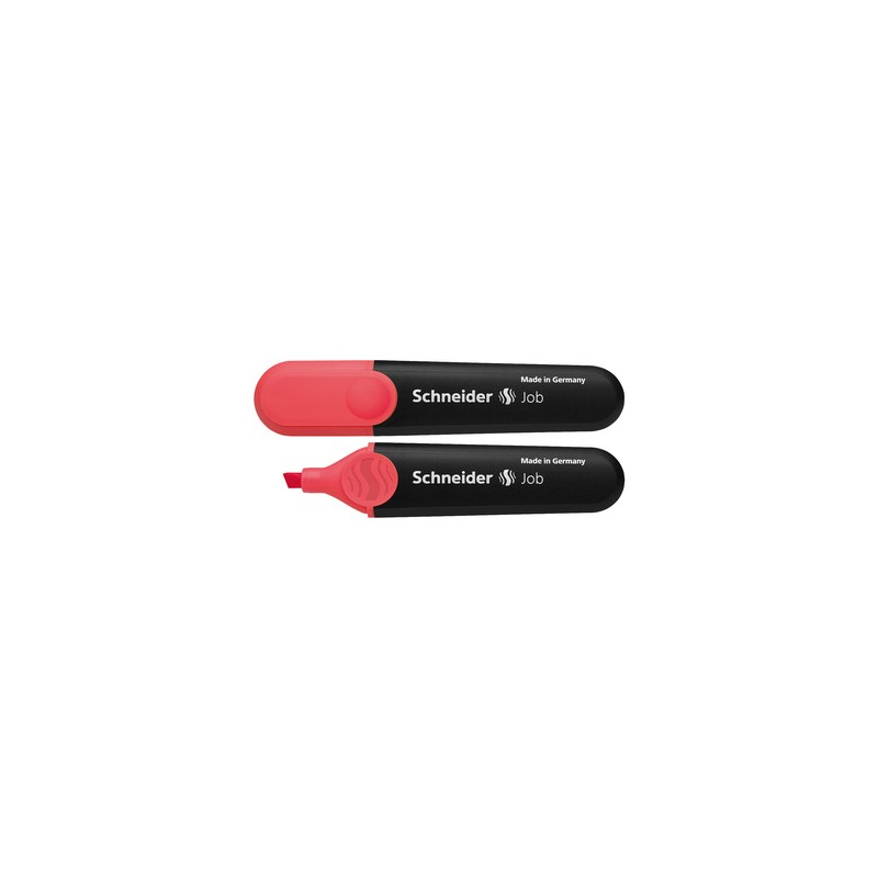 Schneider Job evidenziatore punta a scalpello 1-5 mm rosso – confezione 10 pezzi 001502