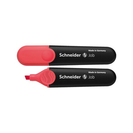 1 - 10 pezzi Evidenziatori Job Schneider rosso 001502