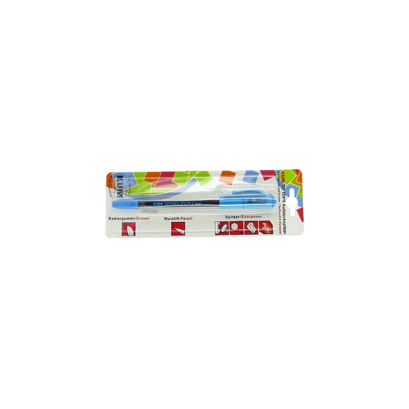 KUM Matita TIP-TOP POP con Temperino e Salvapunta 3470222 KUM Matita TIP-TOP POP con Temperino e Salvapunta 3470222