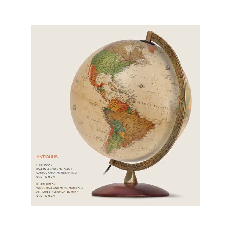 Mappamondo Antiquus diam.30 Novarico