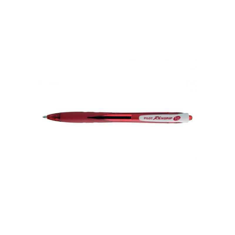 PILOT Penna Biro a sfera REXGRIP BEGREEN 40012 colore Rosso 1,0mm, kit da 10 pz 040012 PILOT Penna Biro a sfera REXGRIP BEGREEN 40012 colore Rosso 1,0mm, kit da 10 pz 040012