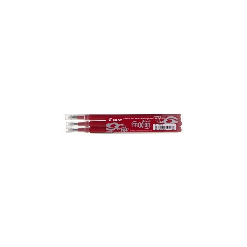 Pilot FriXion Ball Ricariche Penna Roller Cancellabile Rossa 0,7 mm Confezione da 3 006658 Pilot FriXion Ball Ricariche Penna Roller Cancellabile Rossa 0,7 mm Confezione da 3 006658