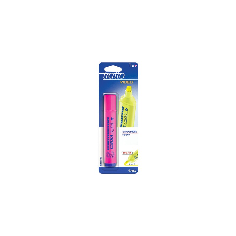 FILA Evidenziatore Tratto Video Rosa Fluo 1 Pezzo 042607 FILA Evidenziatore Tratto Video Rosa Fluo 1 Pezzo 042607