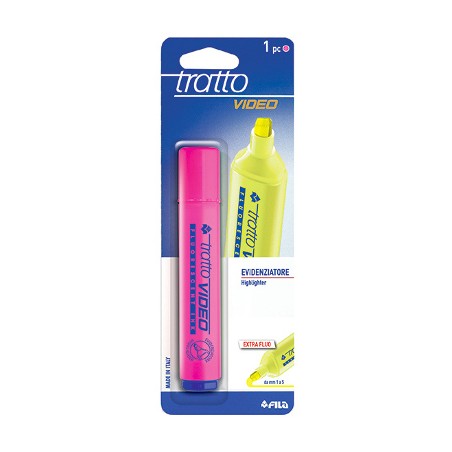 1 - FILA Evidenziatore Tratto Video Rosa Fluo 1 Pezzo 042607