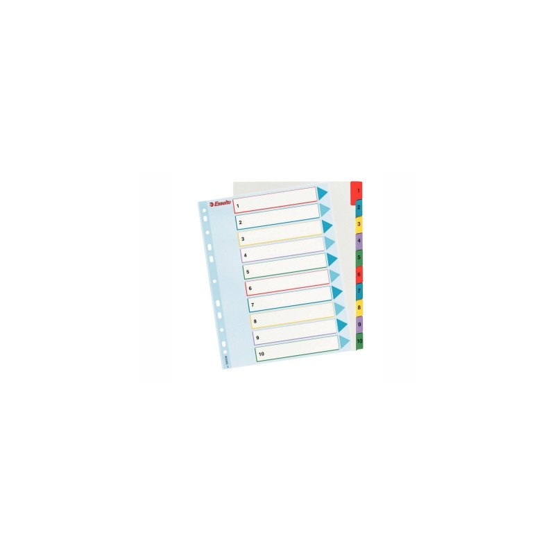 ESSELTE Rubrica mylar A4 1/10 con indice riscrivibile 100208