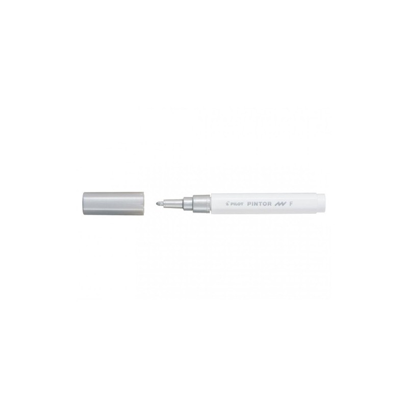 PILOT Pennarello Marker Pintor fine colore argento 002346 PILOT Pennarello Marker Pintor fine colore argento 002346