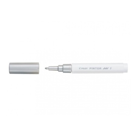 1 - PILOT Pennarello Marker Pintor fine colore argento 002346