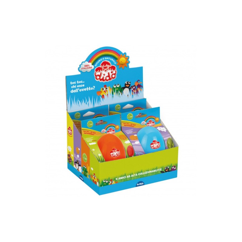 Didò Tic Toc Ovetto 4 pezzi pasta modellabile 360500 Didò Tic Toc Ovetto 4 pezzi pasta modellabile 360500
