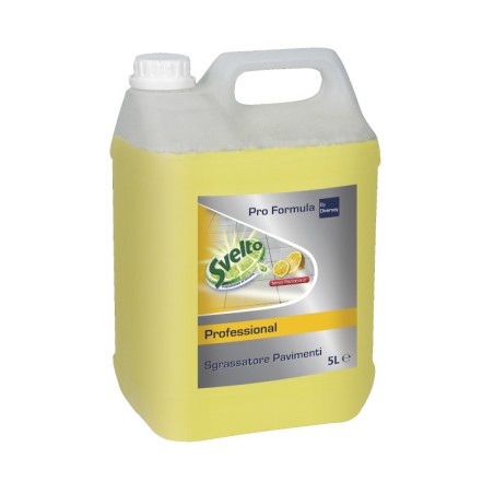 Svelto Professional detergente sgrassatore per pavimenti al limone verde, tanica 5 L – 7514364